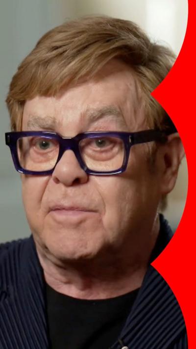 Sir Elton John gives an interview to the BBC