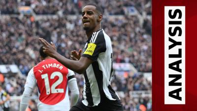 Watch Match of the Day analysis of Newcastle United's performance in their 1-0 victory over Arsenal in the Premier League