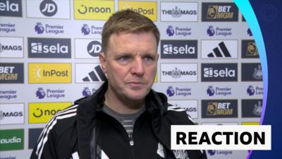 Eddie Howe in post match interview