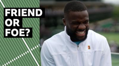 Frances Tiafoe talks to BBC Sport