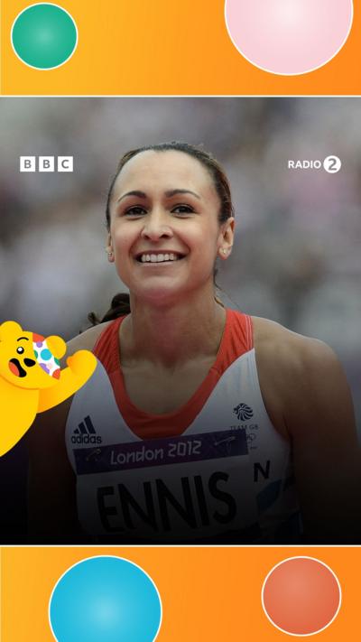 Jessica Ennis-Hill at the 2012 Olympics.
