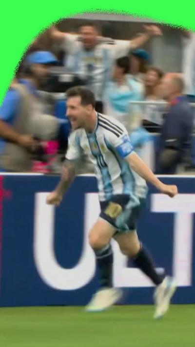 Lionel Messi Celebrates