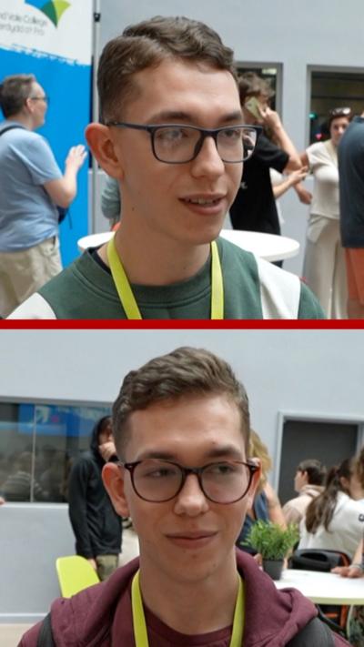 Twins Adrian and Łukasz Koman