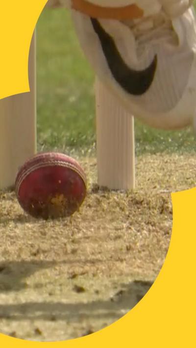 the ball on the ground 