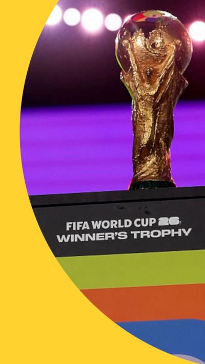 FIFA World Cup Winners Trophy onstage at the 2025 Global Citizen Festival held at Central Park on September 27, 2025 in New York