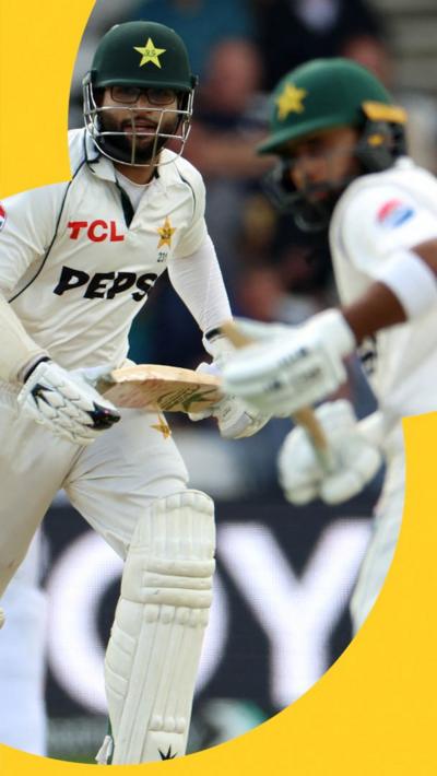 Imam-ul-Haq and Abdullah Shafique running between the wickets