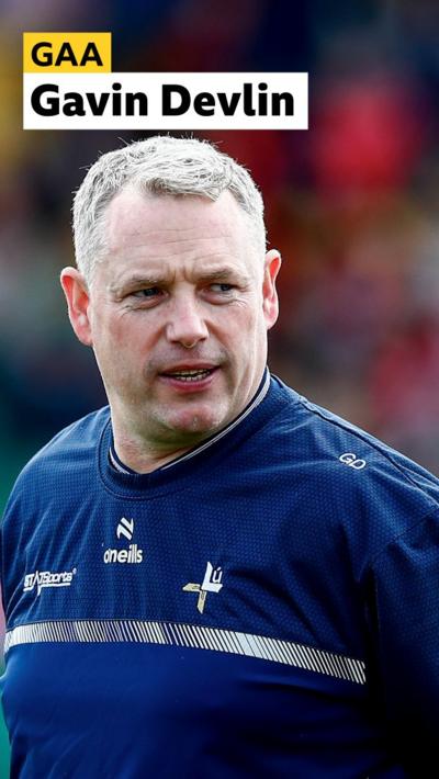 Louth manager Gavin Devlin 