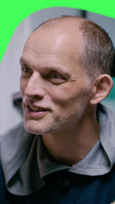 Thomas Tuchel smiling 