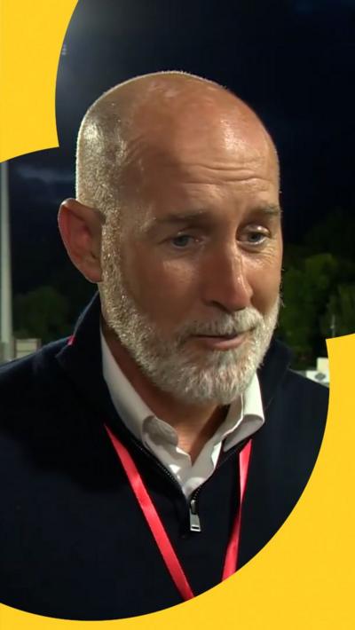 Larne manager Gary Haveron