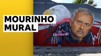 Jose Mourinho mural