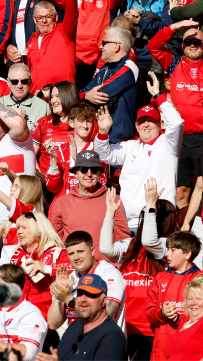 Hull Kingston Rovers fans.
