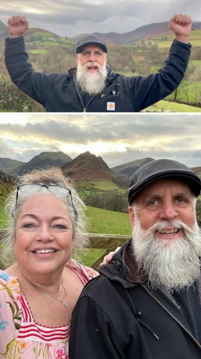 Deidre Wood and Stephen Wood at Newlands Valley