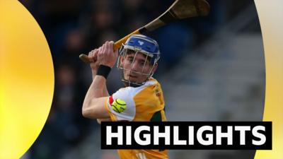 James McNaughton hit 1-14 as Antrim beat Westmeath 2-25 to 1-19 at Corrigan Park