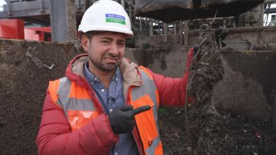 Ricky at the sewer