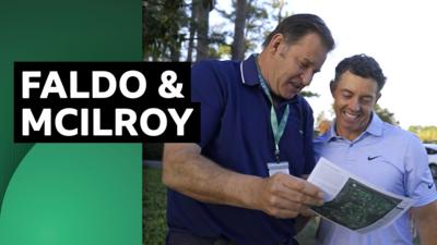 Sir Nick Faldo and Rory McIlroy