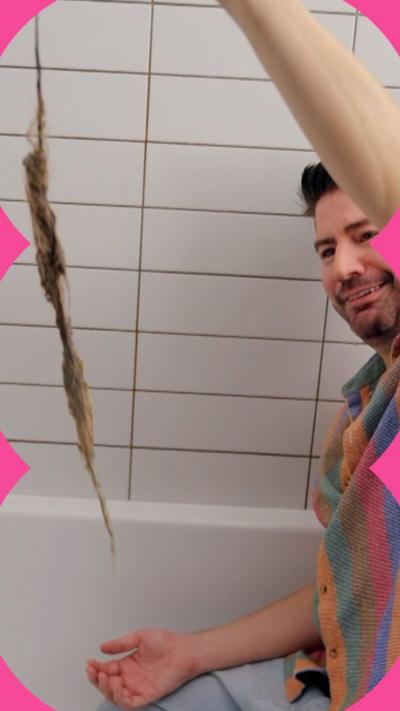 A simple trick to clean out your plug hole