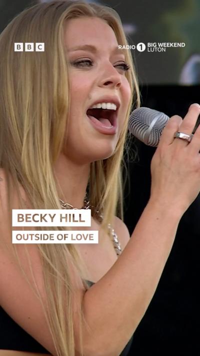 Check out Becky Hill's Big Weekend montage