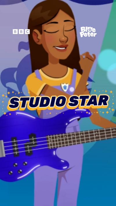 Blue Peter Studio Star music game.