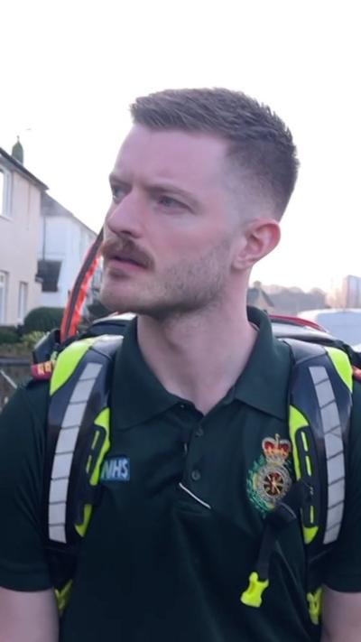 NHS critical care paramedic Kayl Hodges