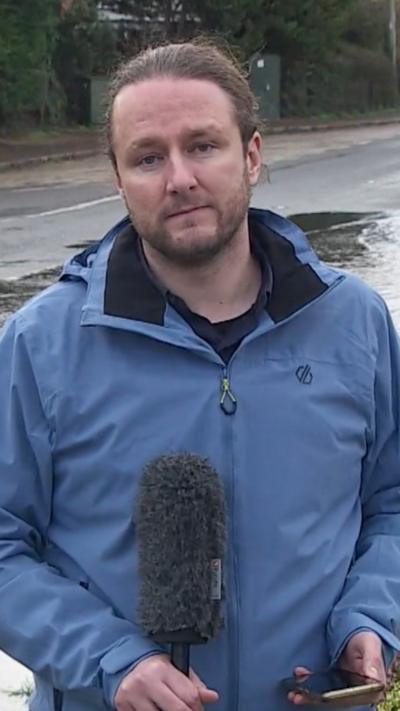 Heavy rain has caused flooding in parts of Somerset.