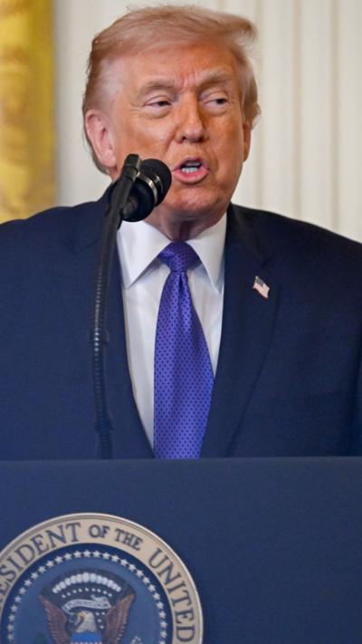 Trump speaks at presser