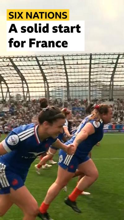 France celebrate win over Italy