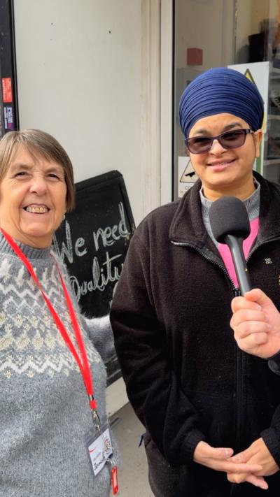 BBC reporter visits Wednesbury in the West Midlands to ask about local election issues.