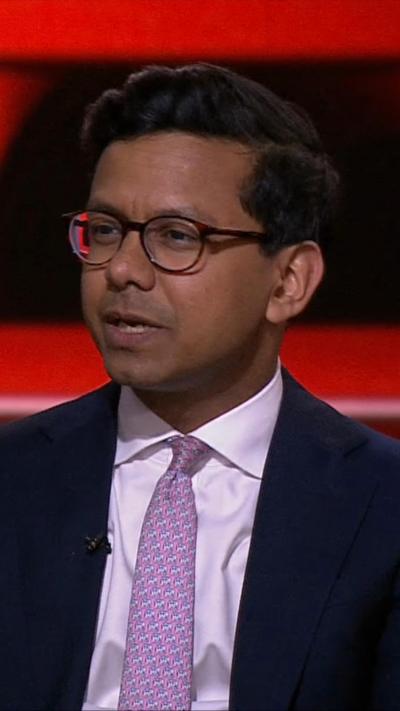 Online safety minister speaking at BBC studio
