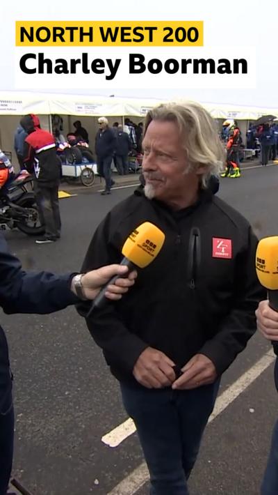 It's a 'long way round' for Charley Boorman at the NW200