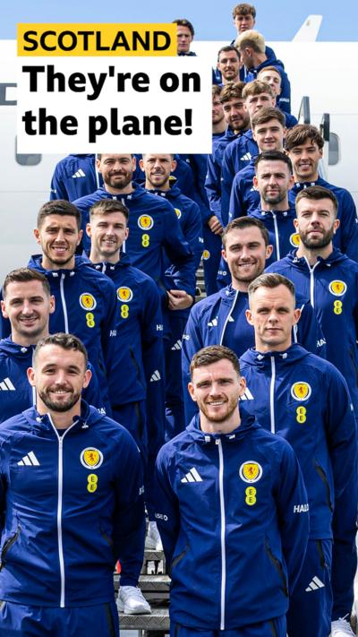 Scotland jet off to America for World Cup