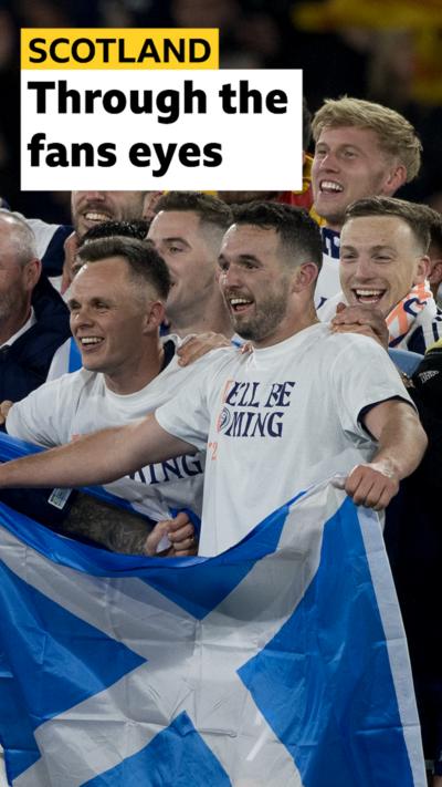 Relive Scotland v Denmark from a unique perspective
