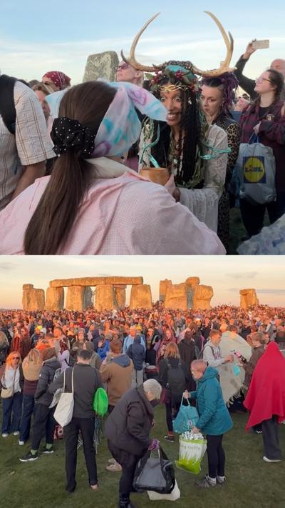 Thousands watch summer solstice sunrise at Stonehenge
