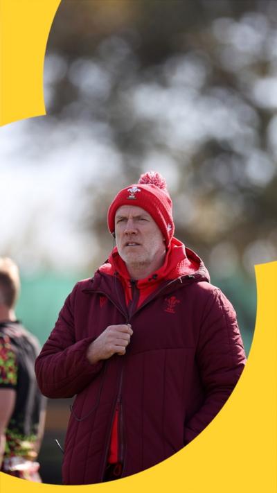 Wales head coach Steve Tandy during training