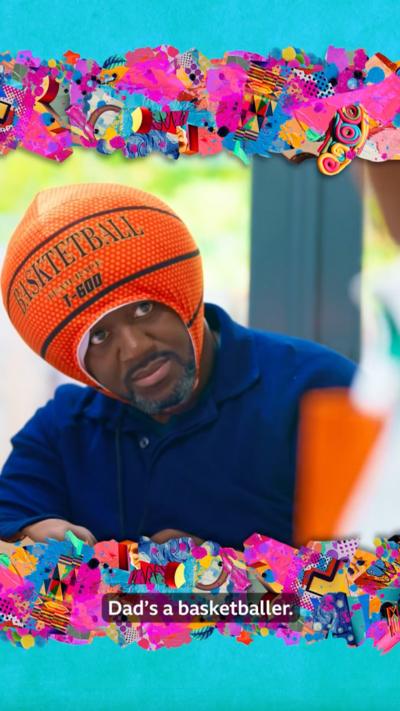 Is Dad a secret basketballer??