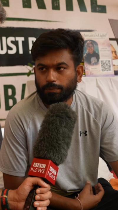 The BBC interviews Abhijeet Dipke