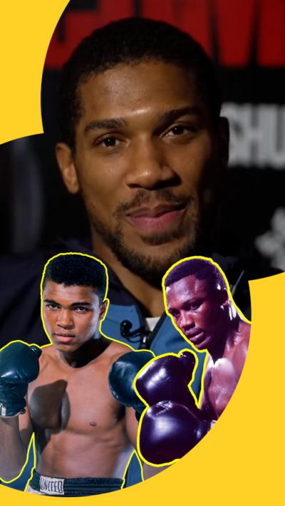 British heavy weight boxer Anthony Joshua