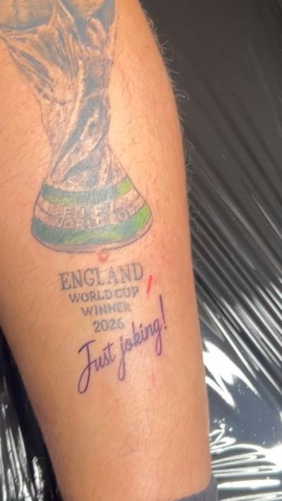 new World Cup tattoo