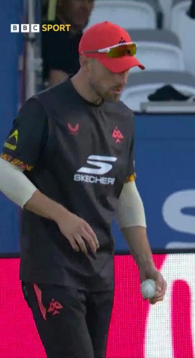 Joe Weatherley after taking a catch