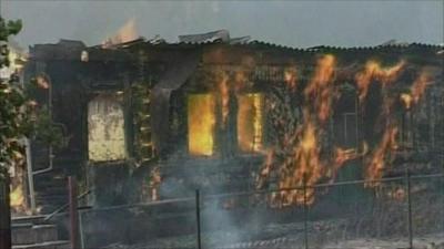 House on fire