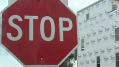 A stop sign