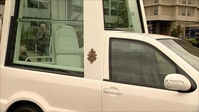 The so-called "Popemobile"