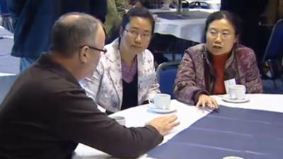 Delegates at the conference on endangered languages