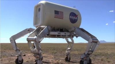 Athlete, the six-legged Nasa vehicle, being tested in Arizona
