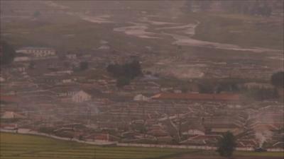 North Korean town