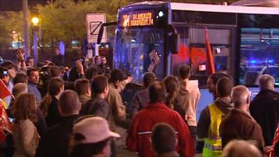 Protests in Madrid