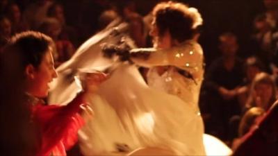 Woman dancing