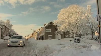 Snow in Scotland