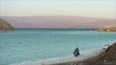 The saltwater Lake Assai, Djibouti
