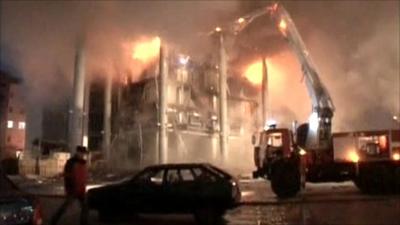 Russian shopping centre fire