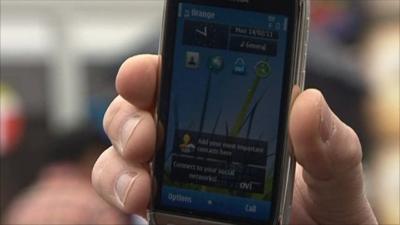 A Nokia handset